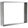 EMCO Einbaurahmen für Badezimmerspiegelschrank Prime (103 cm Breite), Rahmen für hochwertigen Lichtspiegelschrank als Unterputz-Modell, zum passgenauen und sicheren Einbau, Aluminium