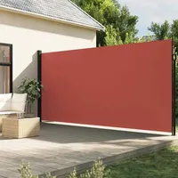 VidaXL Seitenmarkise, Ausziehbar, Windschutz Sonnenschutz für Garten Balkon Terrasse,