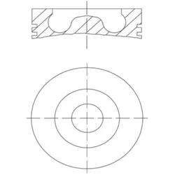 Kolben MAHLE 061 PI 00110 000