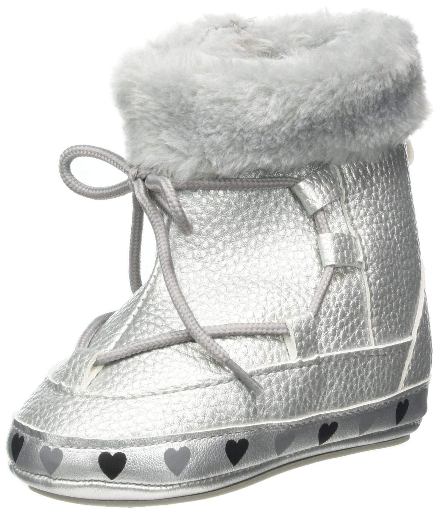 Sterntaler Jungen Mädchen Baby-Schuh First Walker Shoe, Silber, 22 EU