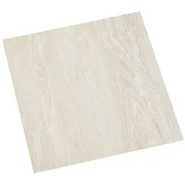 vidaXL Selbstklebende Bodenplanken 30,5 x 30,5 cm 20 pcs PVC Creme