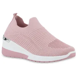 Damen Slip Ons in Rosa
