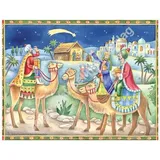 Sonstige Verlage Adventskalender "Heilige Drei Könige bringen Gaben"
