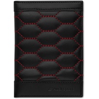 Audi collection Audi 3152201500 Fahrzeugscheinhülle Leder Cover Fahrzeugpapiere RFID Etui, schwarz/rot, Audi Sport Design