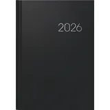 Brunnen 1079660906 Buchkalender Mod. 796 2026 A5, Kunststoff, schwarz
