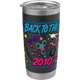 Zurück zu den 2010er Jahren, Vintage Twenty-Tens, Retro 2010 Doppelwandiger Edelstahl-Thermobecher