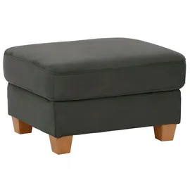 Home Affaire Polsterhocker Dalia Luxus-Microfaser 66 x 46 x 76 cm Grau