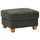 Home Affaire Polsterhocker Dalia Luxus-Microfaser 66 x 46 x 76 cm Grau