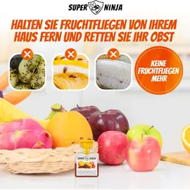 Super Ninja Fruchtfliegenfalle 4 St.