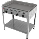 ChattenGlut Gasbräter 4-flammig 800 x 530 x 810 cm Edelstahl inkl. Pfanne