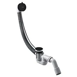 hansgrohe Flexaplus S Komplettset 58316670 Ab-/Überlaufgarnitur, mattschwarz