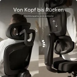 deskspace Move Pro Drehstuhl Schwarz