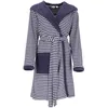 Bademantel Striped Hoody navy blue XL