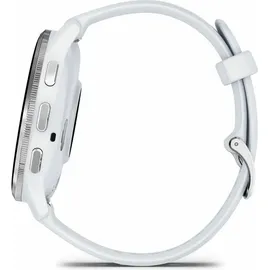 Garmin Venu 3 steinweiß / silber mit Silikonarmband