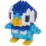 Nanoblock -NBPM-079 - Pokemon Piplup Tiplouf Plinfa, Merhfarbig, Bandai