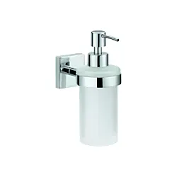 nwb Seifenspender Pro 030 P03412 chrom, mit Befestigungstechnik zum Kleben
