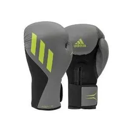 Adidas Boxhandschuhe Speed Tilt 150 - mit innovativer TILT®-Technologie, Grau/Schwarz, 8 oz