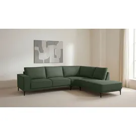 OTTO home Eckcouch Chenille 2-Sitzer Grün