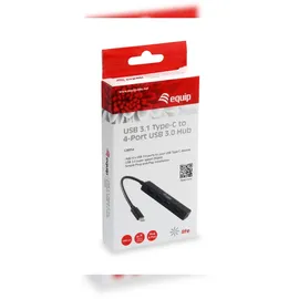 Equip 128954 USB-C zu 4-Port USB-3.2 Gen 1-Hub