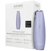 geske | SmartAppGuidedTM MicroCurrent Face-Lift Pen | 6 in 1 | Skincare Tool mit Mikrostrom | Anti Aging Device | Gesichtsstraffung | Junge Haut ohne Falten | Gerät für das Gesicht