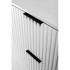 Rodan Waschbeckenunterschrank 4 Schubladen 140 x 57 x 46 cm Weiß/Gold