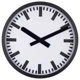 EUROTIME Funk Wanduhr 35 cm 59540-05 schwarz