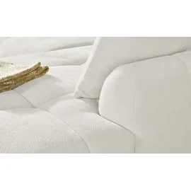 bobb Eckcouch Webstoff 3-Sitzer Beige