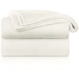 Blumtal Kuscheldecke 150 x 200 cm Weiß