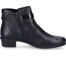 Rieker Damen Klassische Stiefeletten Y0783, Frauen Stiefeletten,übergangsschuhe,Stiefel,Bootee,Booties,halbstiefel,schwarz (00),38 EU / 5 UK