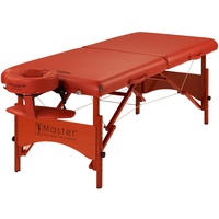 Master Massage Fairlane cm Mobil Massageliege Kosmetikliege Therapiebett Klappbar Holz Ultraleicht Behandlungsliege, Zimt, 64cm