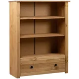 vidaXL Bücherregal 80 x 35 x 110 cm Massivholz Panama-Kiefer