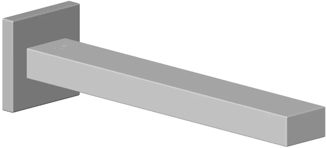 Dornbracht Auslauf mit Abdeckplatte Ersatzteile 90116800301 280 x 67 x 175 mm Dark Platinum gebürste 90116800301-99