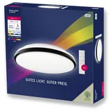 Müller-Licht Taro RGB Round 40 LED-Deckenleuchte LED 24 W, Weiß, Schwarz