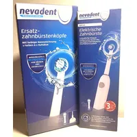 Nevadent Elektrische Zahnbürste +6 Ersatzzahnbürstenköpfe Professional care OVP