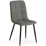 Homestyle4u Stuhl, Grau - Gr.: onesize