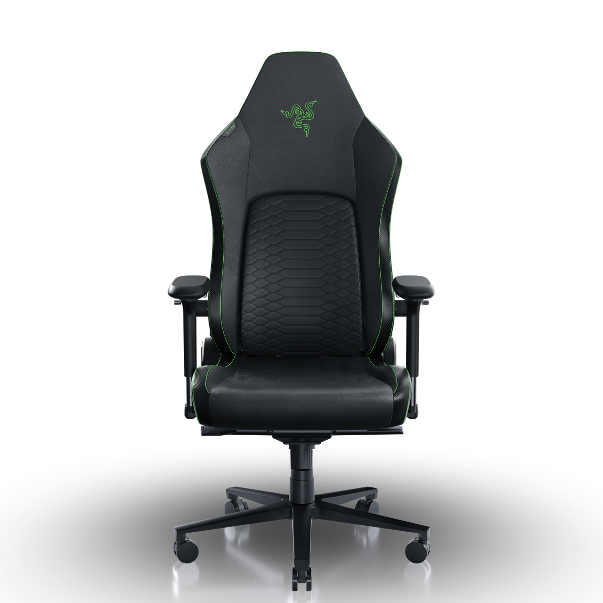 Razer Iskur V2 Gaming-Stuhl Green - Razer Gaming Stuhl mit verstellbarer Lendenwirbelstütze