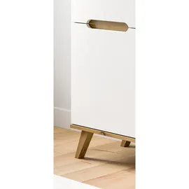 inn.furn Sekretär weiß, Eiche 100 cm Hygge