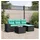 vidaXL Gartensofa-Set 5-tlg. schwarz
