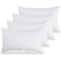 Decoper ® Kissenfüllung waschbares Innenkissen Bezug aus 100% Baumwolle | Füllung aus Polyester | Dekokissen und Kopfkissen | 30 x 50 cm