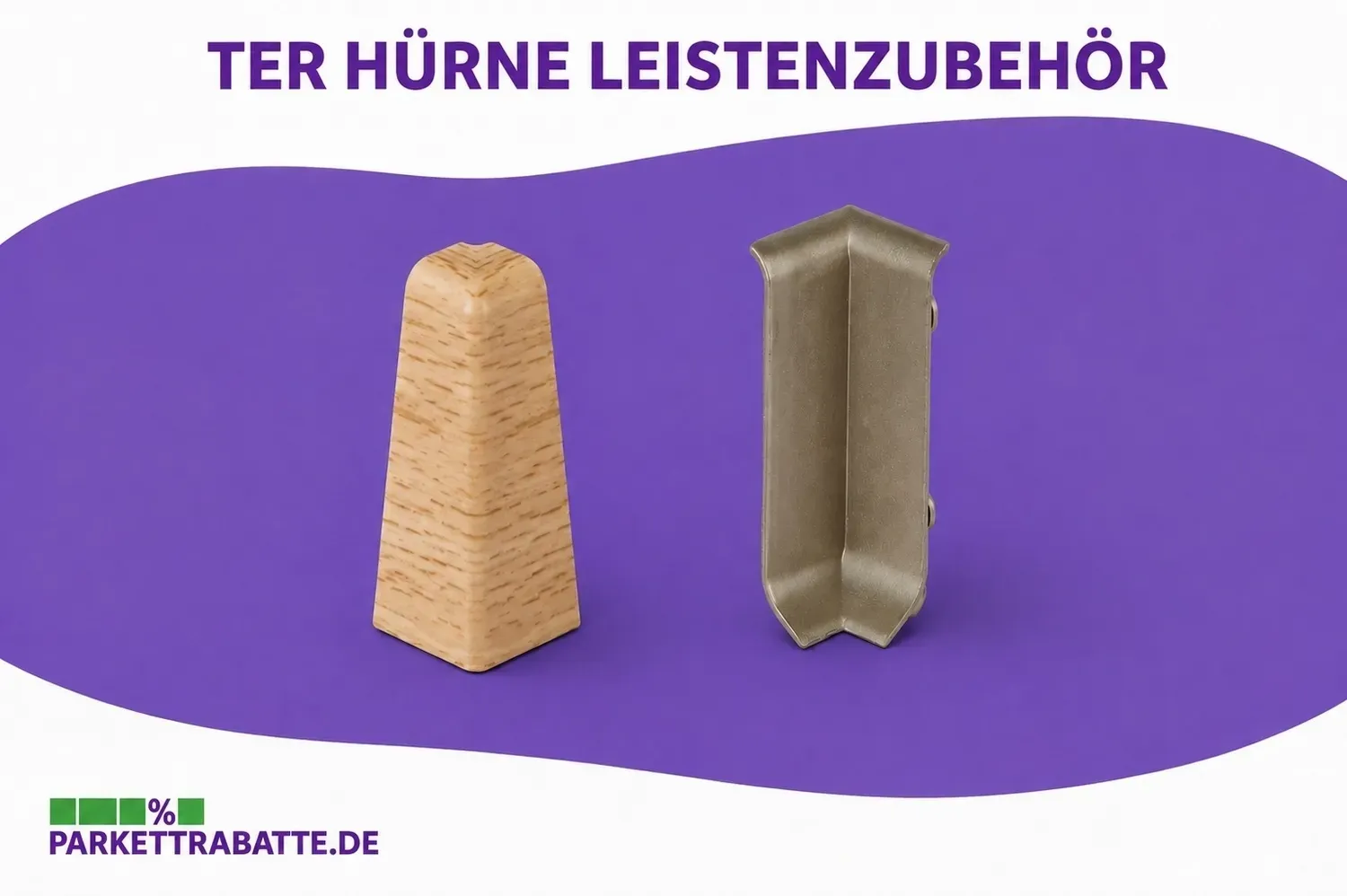 ter Hürne SKL G60 Montage Eiche farbig Sockelleisten Übergangskappen