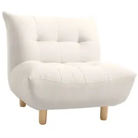 miliboo Sessel YUMI Polyester 0 x 0 x 0 cm Beige