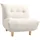 miliboo Sessel YUMI Polyester 0 x 0 x 0 cm Beige