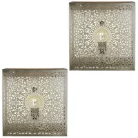 Marrakesch Orient & Mediterran Interior 2er Set Orientalische Lampe