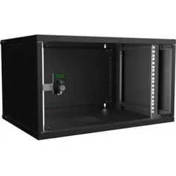 Enoc Wandschrank SNP 6HE sw 19"550x400x315mm W3 6-4-S-SNP