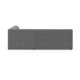 DOMO collection Ecksofa DOMO COLLECTION "Topper zeitlos elegant, kompakte StellmaßeL-Form", grau (weiß, grau), B:237cm H:78cm T:200cm, Sofas, Ecksofa, mit Ottomane, wahlweise mit Schlaffunktion
