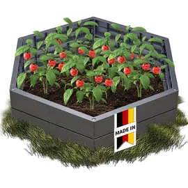 GARANTIA ERGO Hochbeet System Ø110 x 25 cm Schwarz