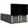 vidaXL Boxspringbett mit Matratze Dunkelgrau 160x200 cm Stoff