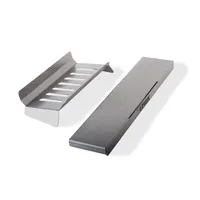 Alfa Forni Kit Hybrid 1 Pizza (Moderno) Edelstahl