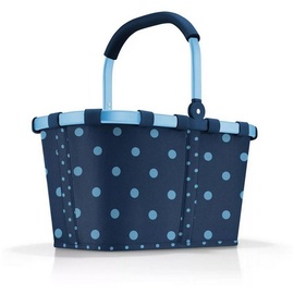 Reisenthel carrybag frame mixed dots blue