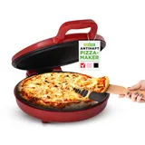 NutriChef Pizzaofen 30 cm Rot